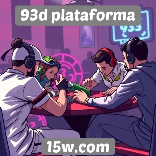 Jogos multiplayer no 93d plataforma proporcionam interação intensa