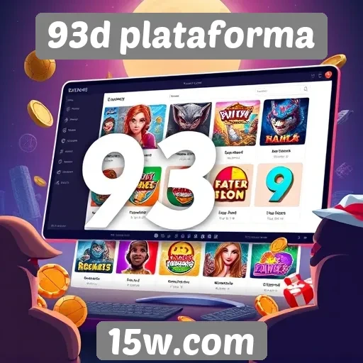 Experiência de usuário no site de jogos 93d plataforma